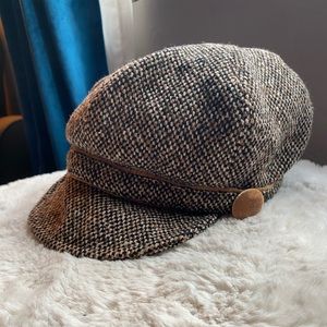 Docker’s Women tweed riding cap-OS